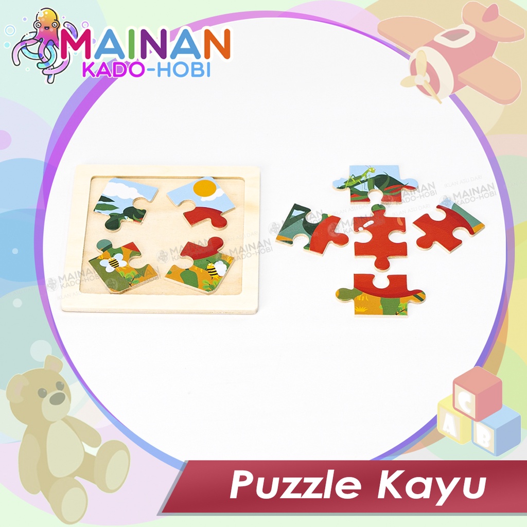 GROSIR MAINAN SERU ANAK TRADISIONAL SUSUN PUZZLE MENGASAH OTAK