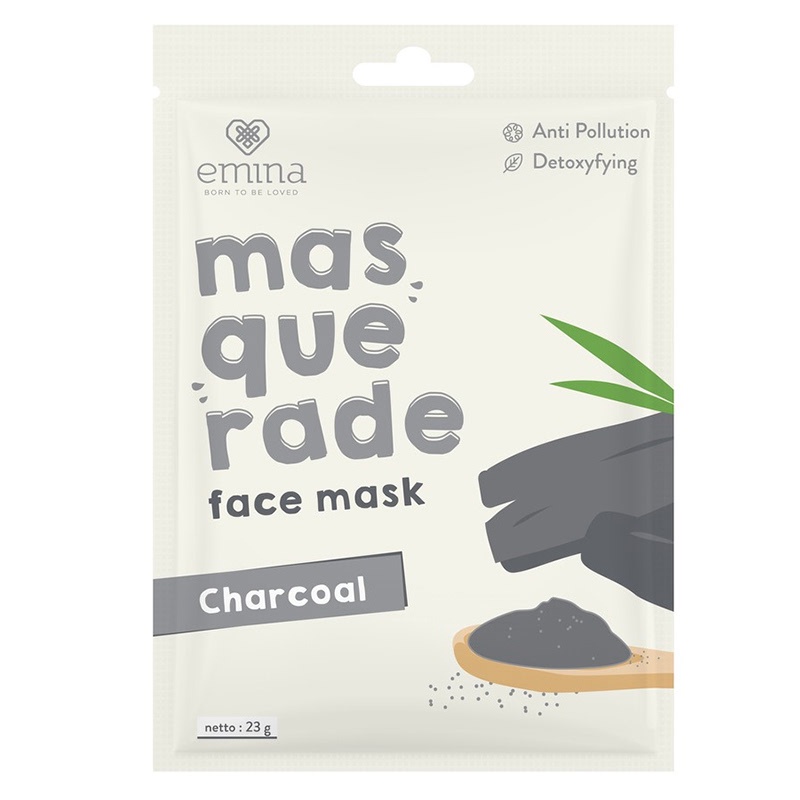 Qeila - Emina Masquerade Face Mask 23 g - Sheet Mask Ekstrak Bahan Alami