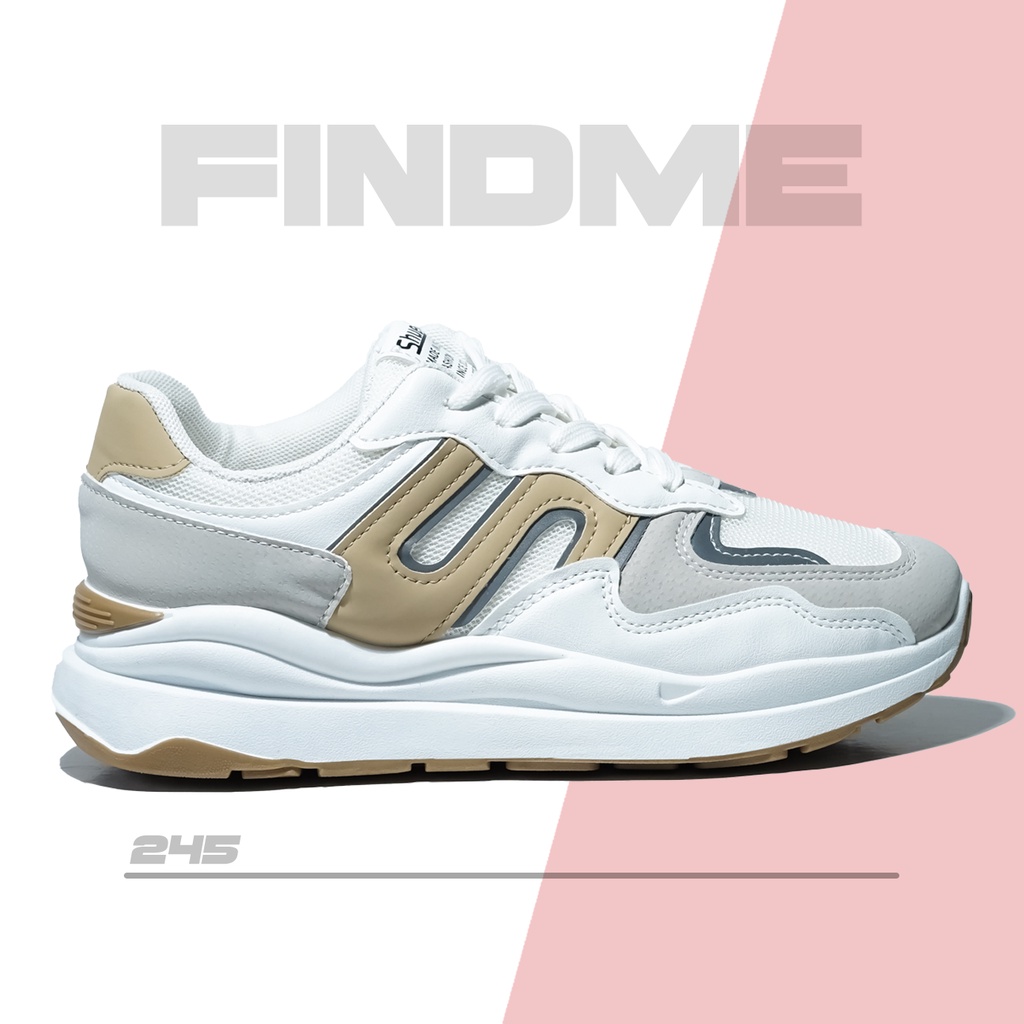 SEPATU WANITA MODEL SNEAKERS ALA BRENDI BAGUS BANGET BAHAN PU COMBI MESH IMPORT 245