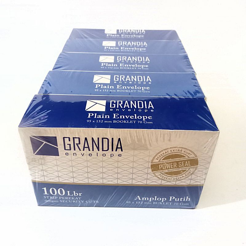 Amplop putih GRANDIA 1 pak 100pcs P104