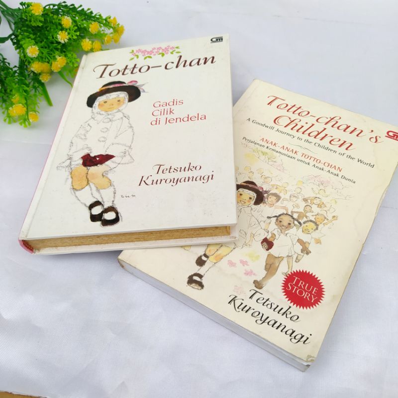 Set Novel Totto-chan dan Totto-chan's Children - Tetsuko Kuroyanagi preloved
