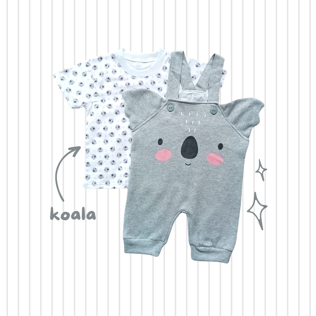 Overall baby perempuan fashion 1-2 tahun ANIMAL overall unisex baju kodok anak balita 1 2 tahun