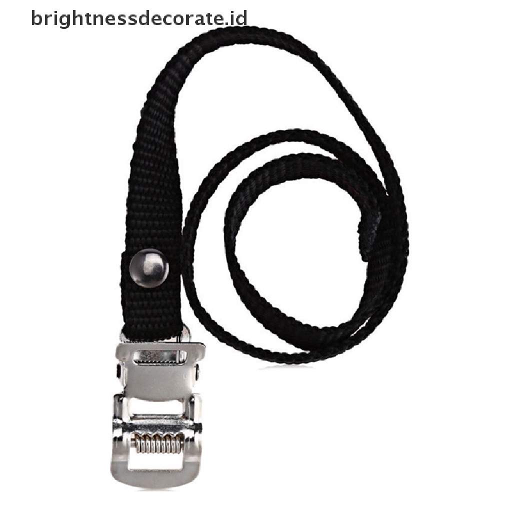 [Birth] 1pc Strap Pedal Tali Kaki Sepeda Bike Strap, Toe Clip Strap, Hitam [ID]