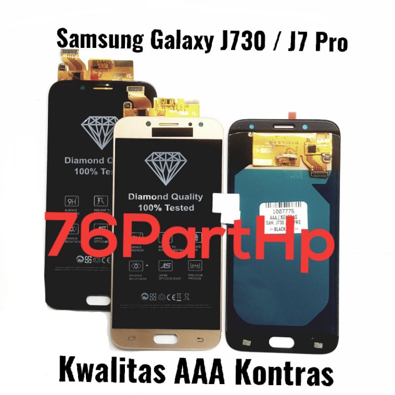 Lcd Touchscreen Fullset Kwalitas AAA kontras Samsung Galaxy J730 - J7 Pro