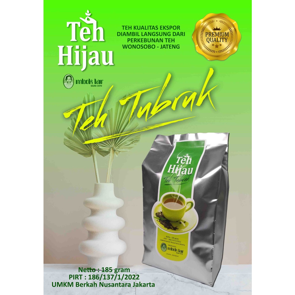 

TEH HIJAU PREMIUM (Teh Tubruk) Khas Wonosobo - Mbok Tar