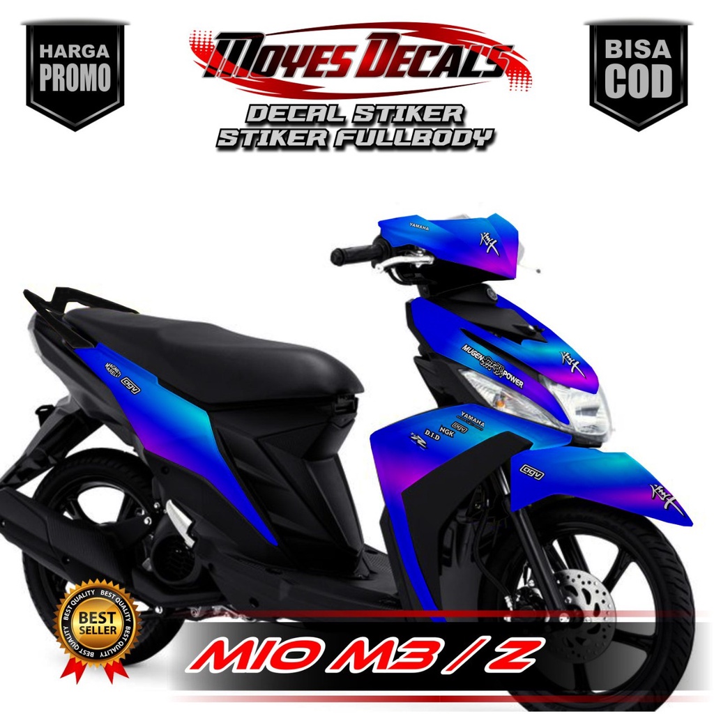 Decal Stiker Fullbody Motor Mio M3/Z Modifikasi Stiker Mio M3/Z Fullbody Stiker Decal Motor Mio M3/Z