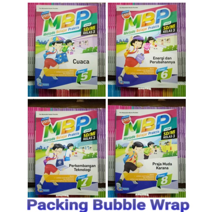 Paket Buku Metode Belajar Praktis MBP Kelas 3 SD Tema 5678 Masmedia