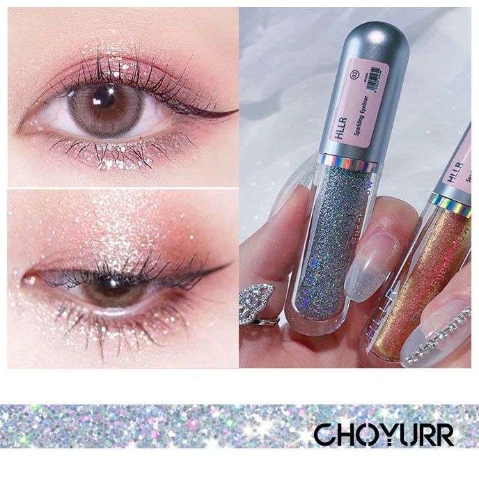 【COD】Eye Shadow Liquid Glitter Liquid Round Tube Pearlescent Brightening Monochrome Eye Shadow Eyeshadow Shimmer Eye Makeup-CH