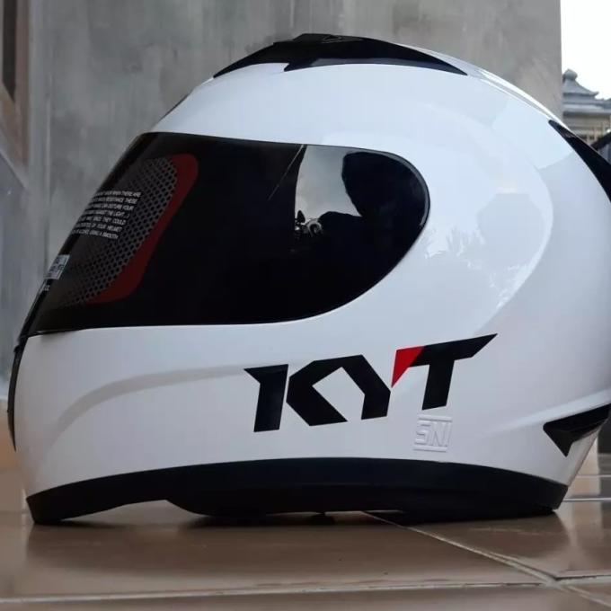 [COD]KYT R10 Putih Polos Original-KYT FullFace Original-Helm Full Face