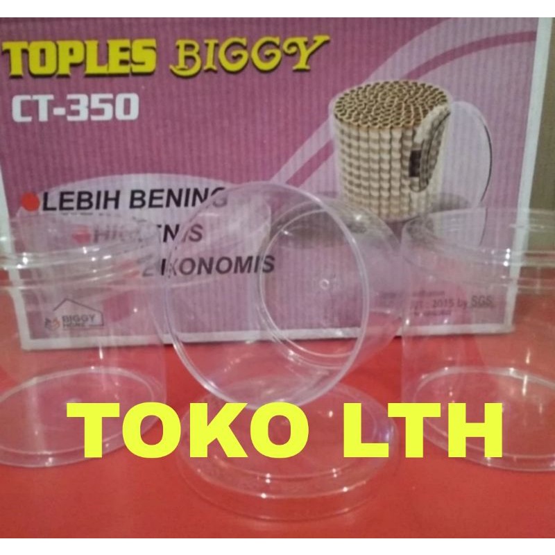 12 PCS BIGGY CT350 TOPLES KUE KERING BULAT TINGGI BIGGY 1 KG CT 350 1000 GRAM