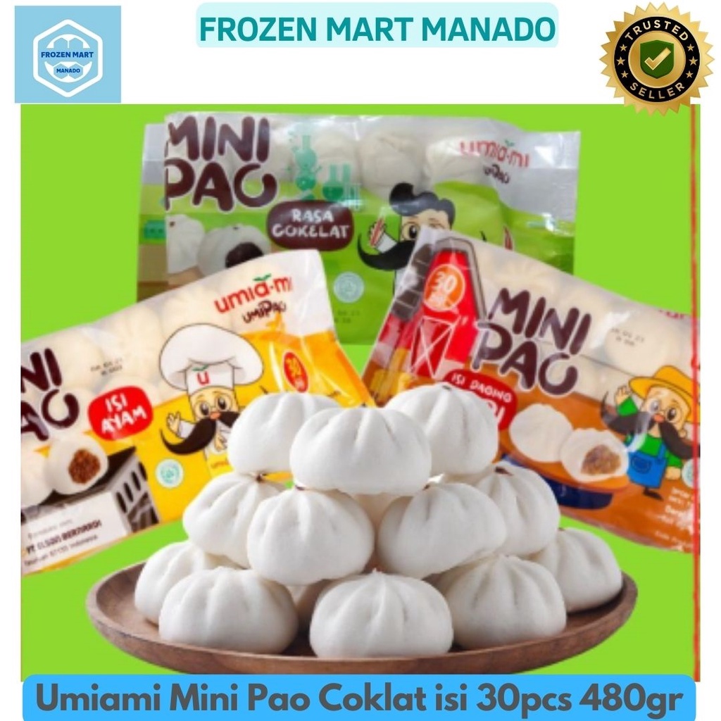 

Umiami Mini Pao Coklat isi 30pcs 480gr - Frozen Mart Manado (Frozen Food Manado)