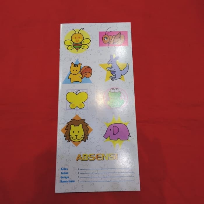 Absensi Buku Absen Sekolah Minggu / Absensi Sekolah Minggu