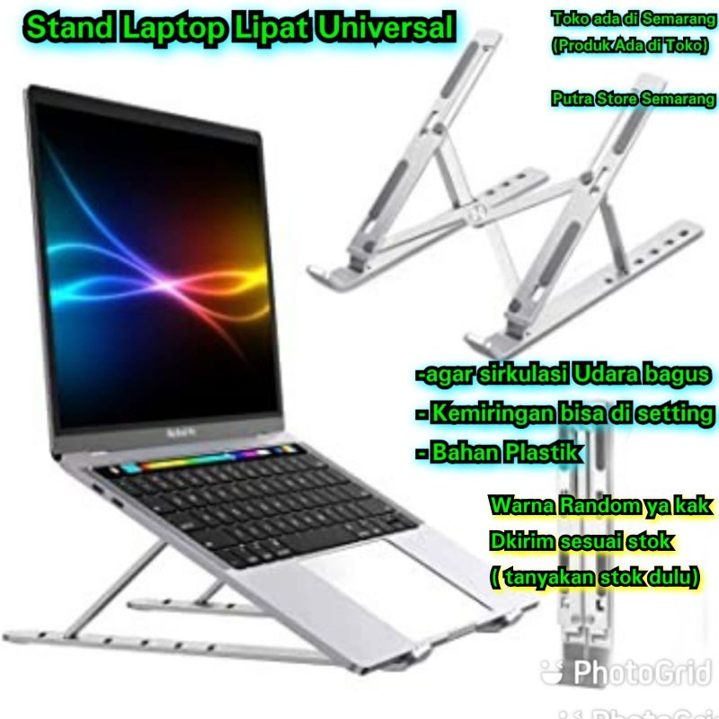 Stand laptop holder laptop dudukan Laptop Alas Laptop Dudukan Notebook Kipat