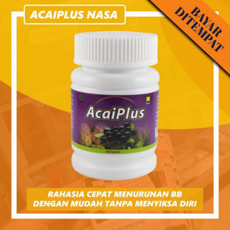 Acaiplus Acai Berry Pelangsing Nasa Tanpa DietOriginal Herbal Alami