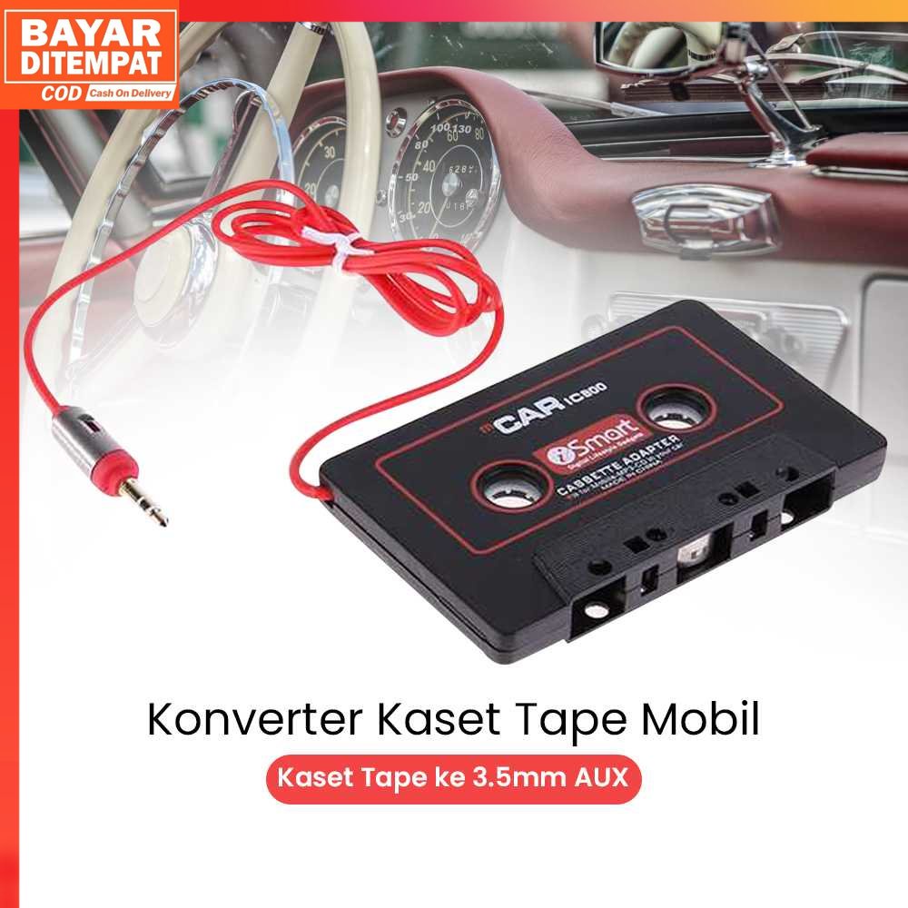 ( 100% ORI ) Car Digit Konverter Kaset Tape Mobil ke 3.5mm AUX - W800