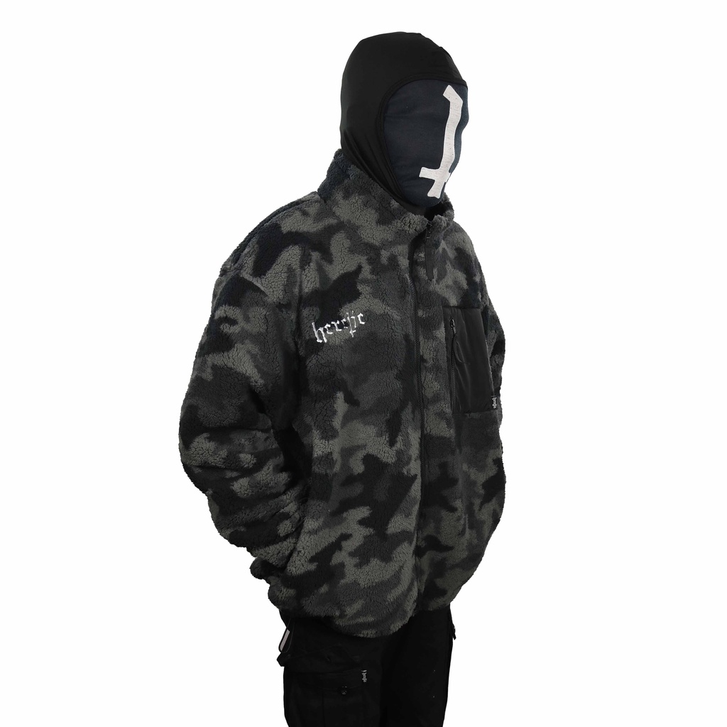 Heretic - Sherpa Jacket - Camo Pentagram