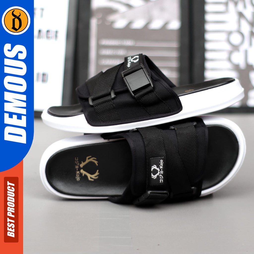 DEMOUS Lillard - Sendal Slide Pria Sandal Casual Distro Terbaru
