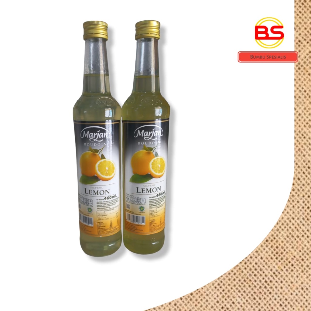 Sirup Marjan Boudoin / Sirup Marjan Rasa Lemon 460ml - HALAL