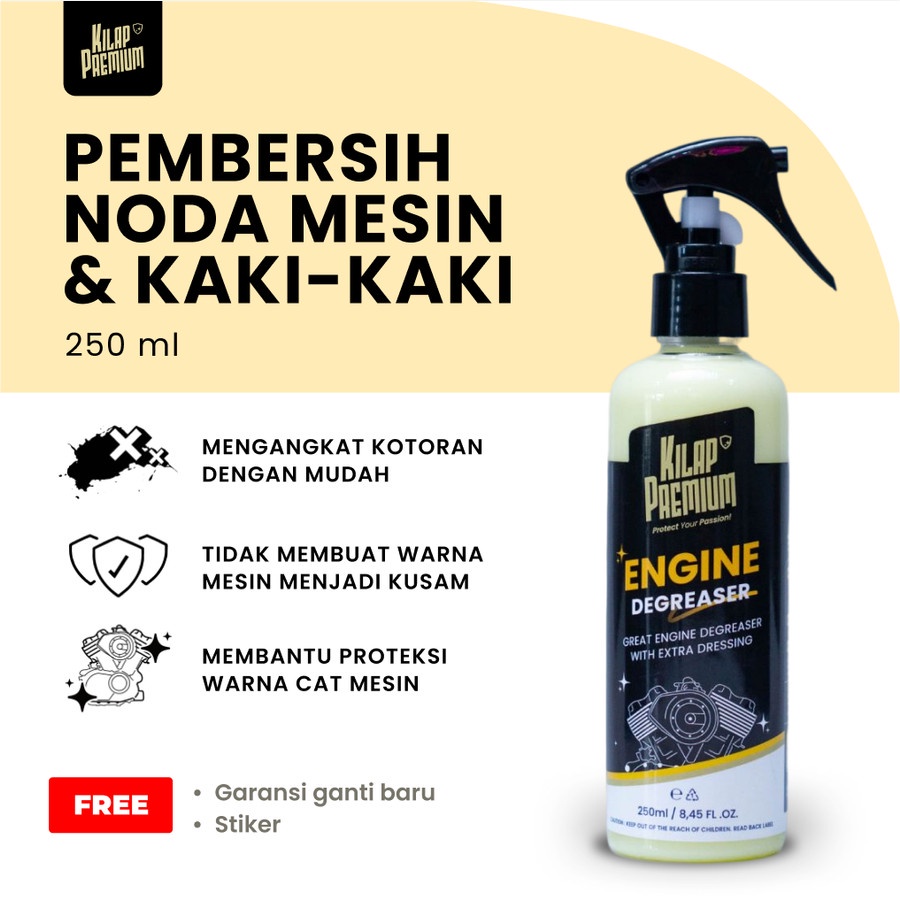 Kilap Premium Engine Cleaner / Degreaser / Pembersih Mesin Kendaraan