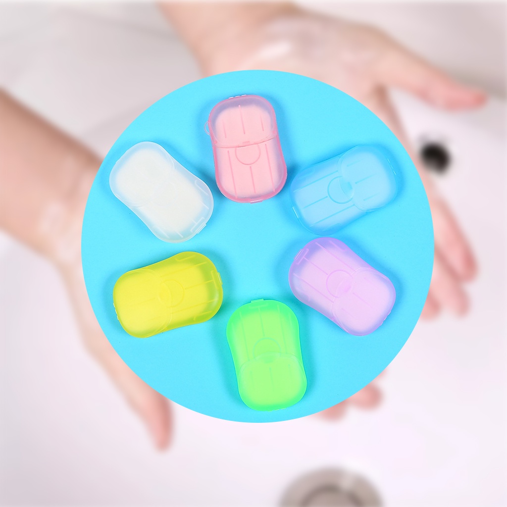 Sabun Kertas Paper Soap Pewangi Pembersih Cuci Tangan Hand Soap Traveling Sabun Portable Hemat Tempat Anti Ribet | GROSIRXPRESS
