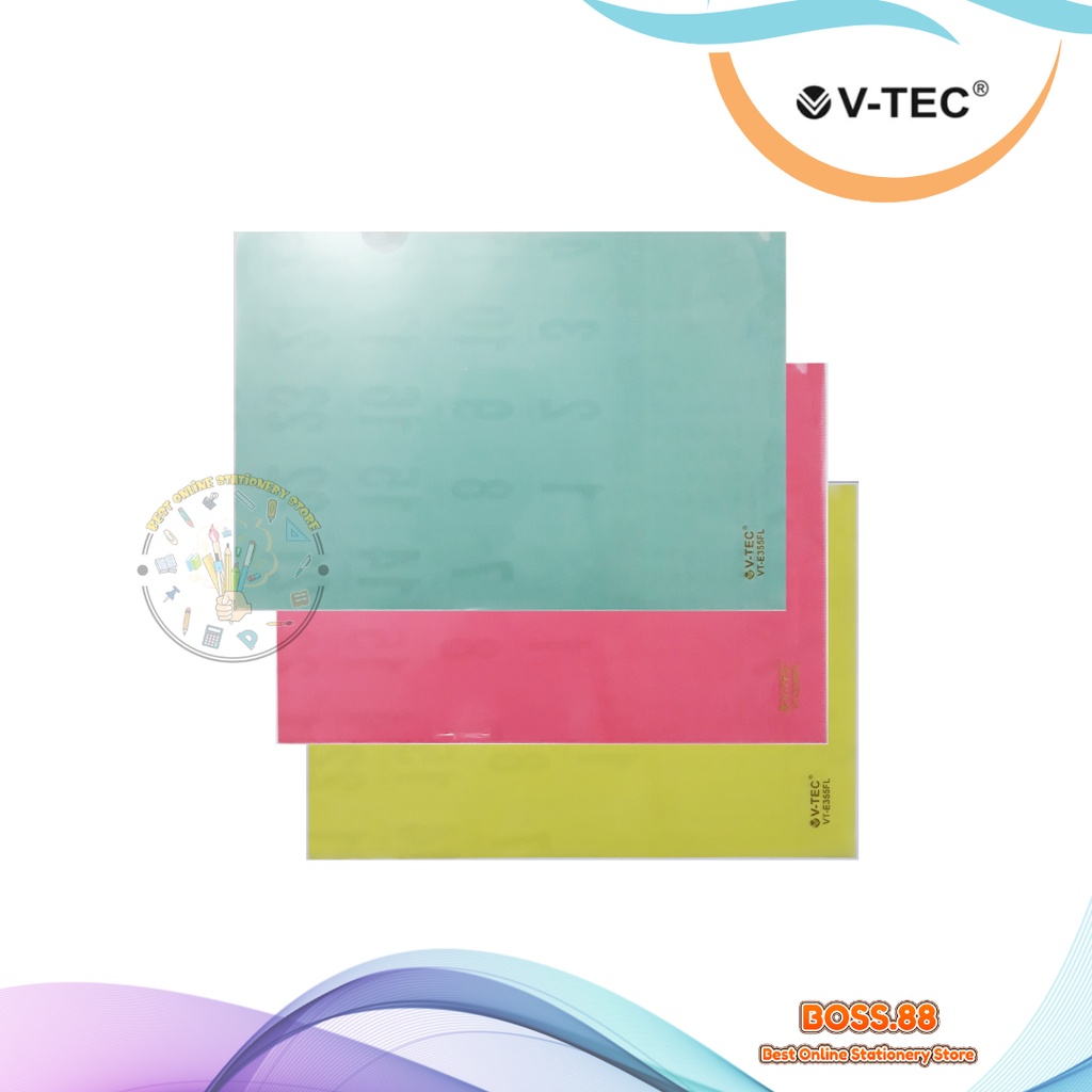 

MAP / FOLDER L PLASTIK V-TEC E-355 (3PCS)
