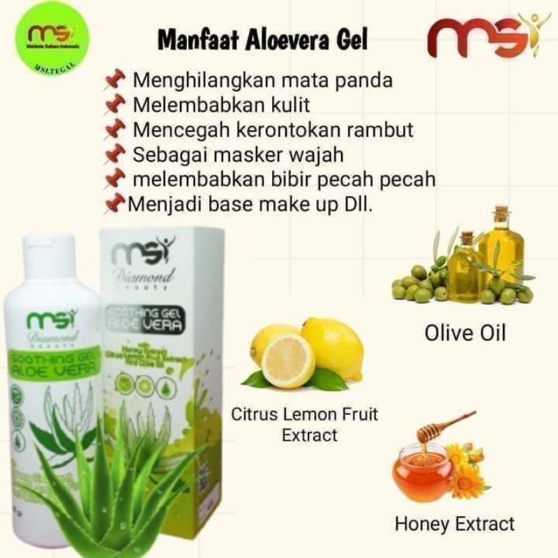 SOOTHING GEL ALOEVERA MSI