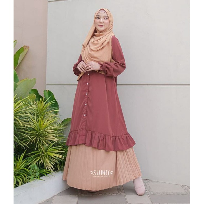 Tunik Liora, Tunik rempel, Tunik kekinian by silmee indonesia