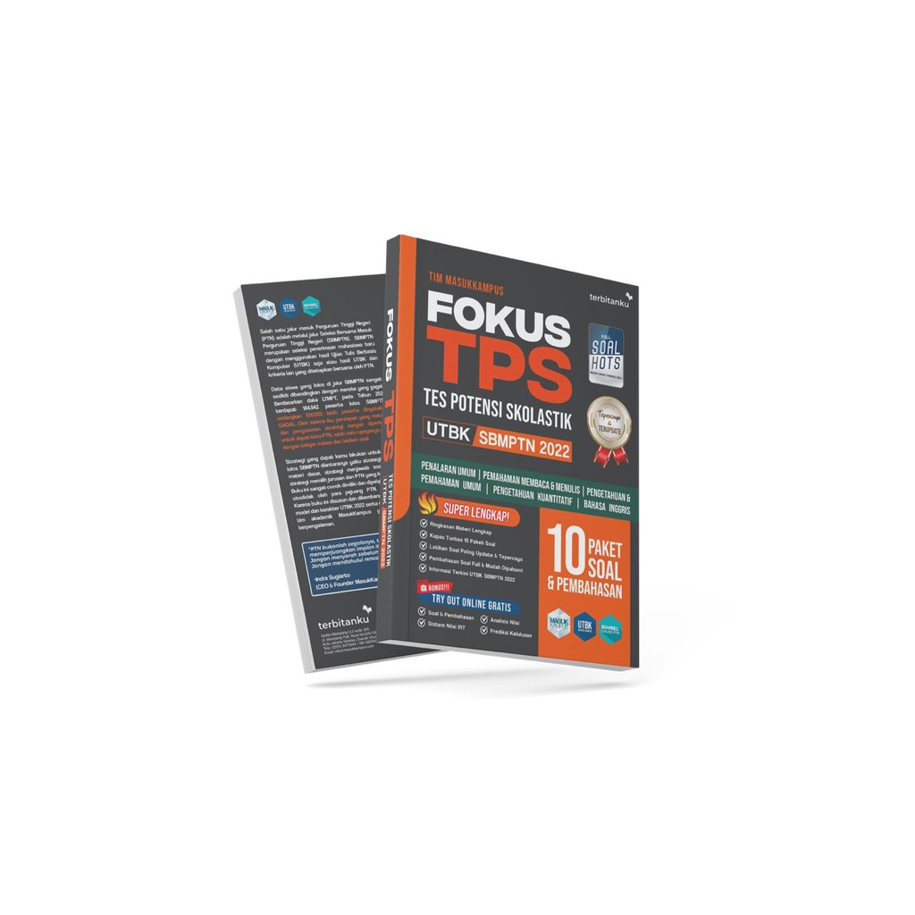 Buku Fokus Tes Potensi Skolastik (TPS) UTBK SBMPTN 2022