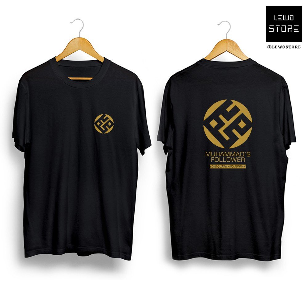 Kaos nabi muhammad saw prophet panutan kiblat ajaran islam Muhammad Follow + Belakang