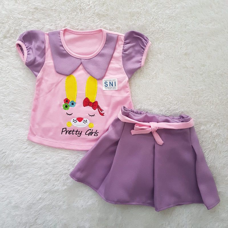 Baju Bayi Pretty Girl Bunny set