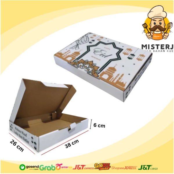 

Box Parcel Lebaran Idul Fitri | Uk 38 x 26 x 6 | Toples 250 Gram | Box Hampers Idul Fitri | Box Lebaran Kue Kering