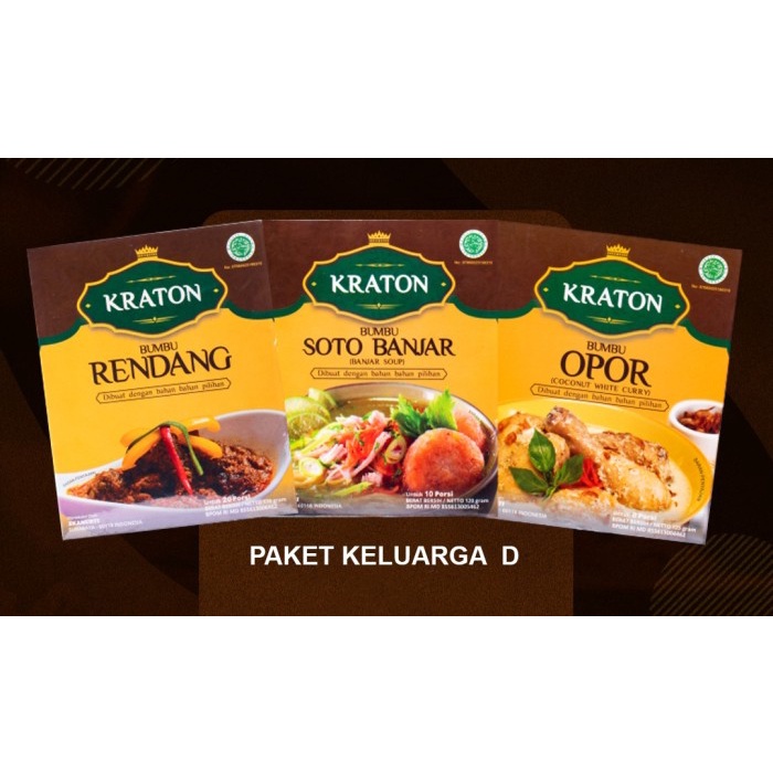 

{{{{}}] Bundling Bumbu Kraton Paket Keluarga D untuk 30 PORSI