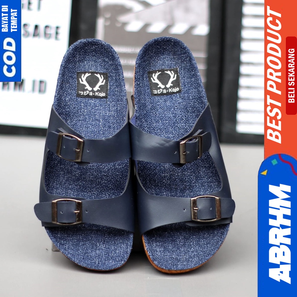 Sandal Slide Selop Pria Abraham Hiro