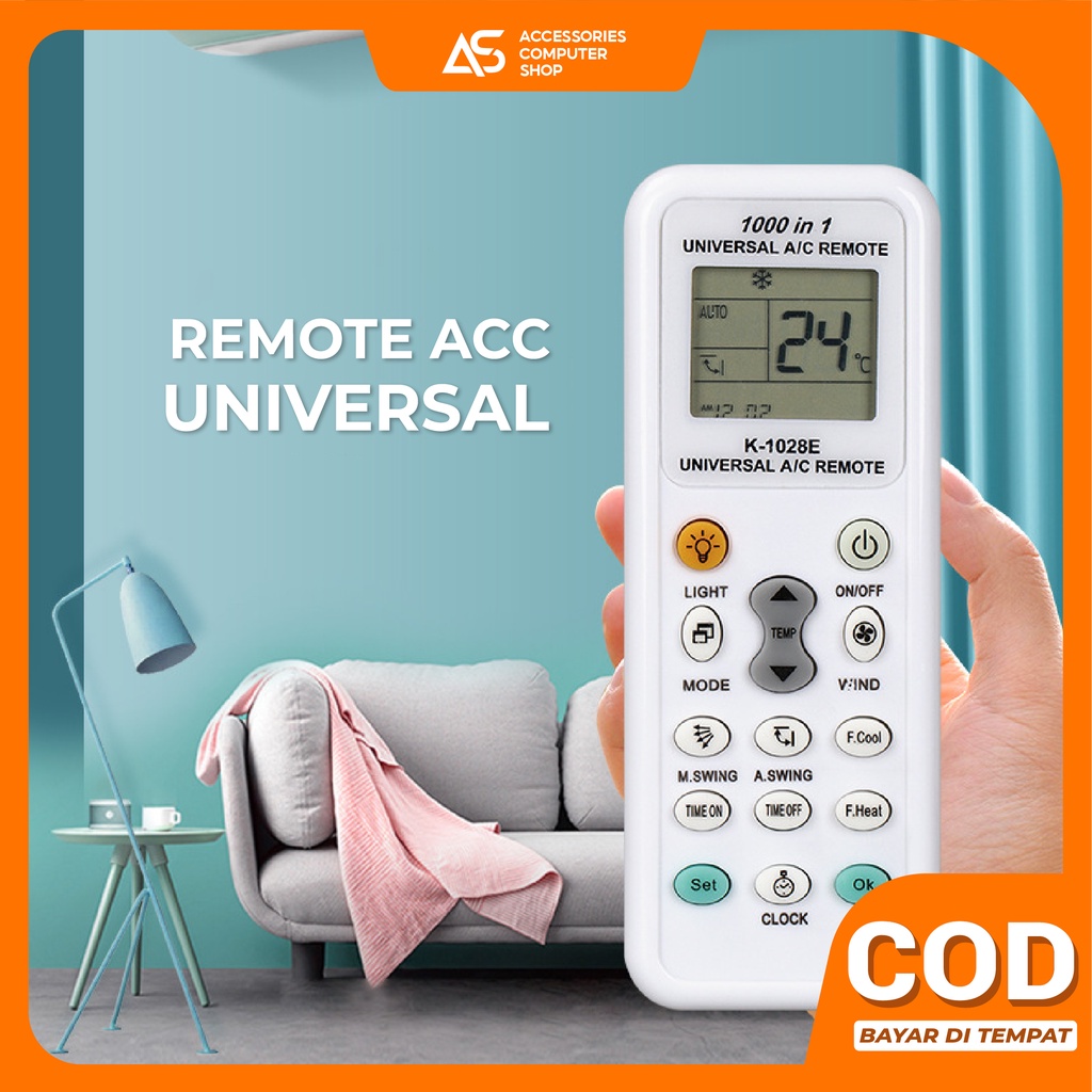 Remote Ac Universal Multi K-1028E A/C remote CHUNGHOP HM003 - ACS