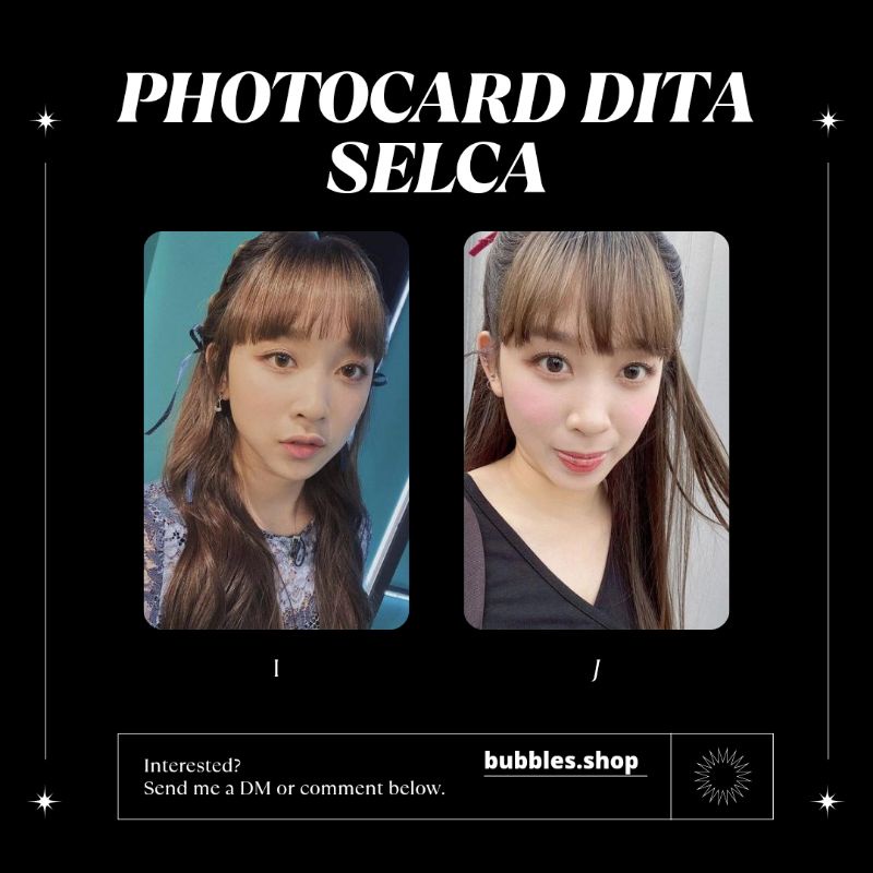 PHOTOCARD UNOFFICIAL DITA SECRET NUMBER SELCA