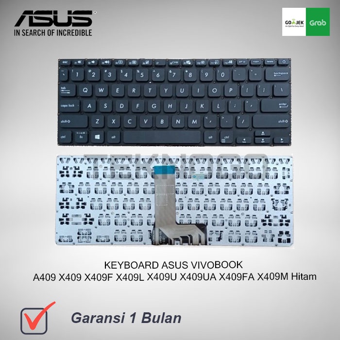 KEYBOARD ASUS VIVOBOOK 14 X409 X409F X409FA X409MA A409 A409MA A409F