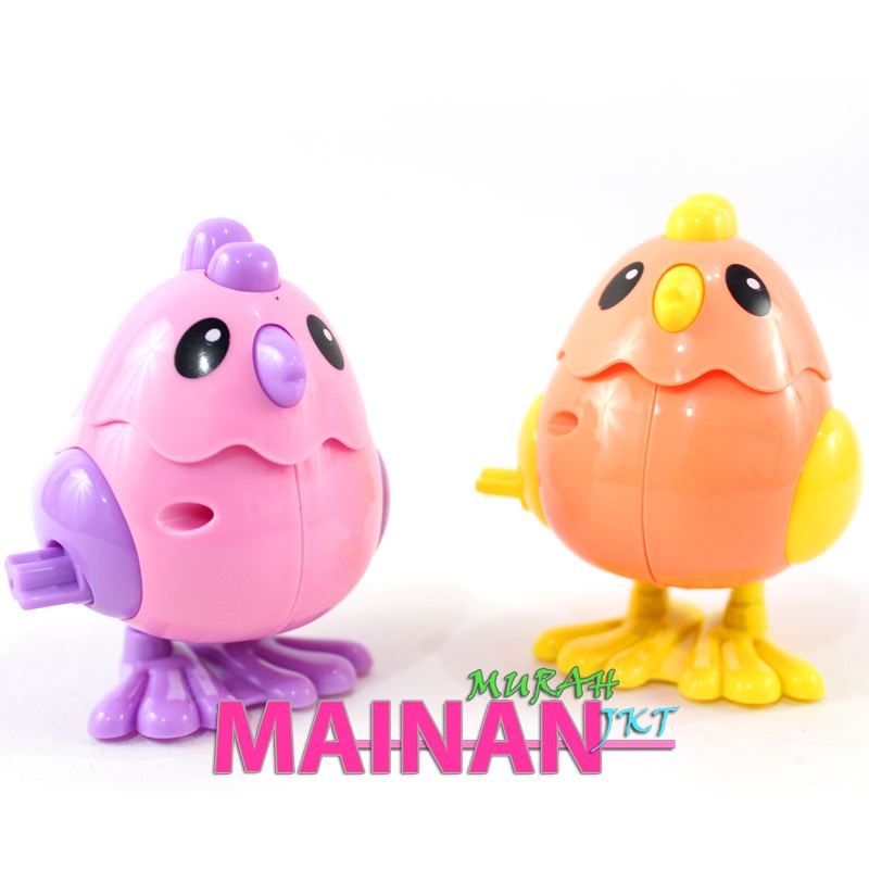 MAINANKEI MAINAN ANAK MURAH AYAM KUNCI PUTAR SS1707 MAINAN ANAK AYAM KUNCI PUTAR MINI LUCU