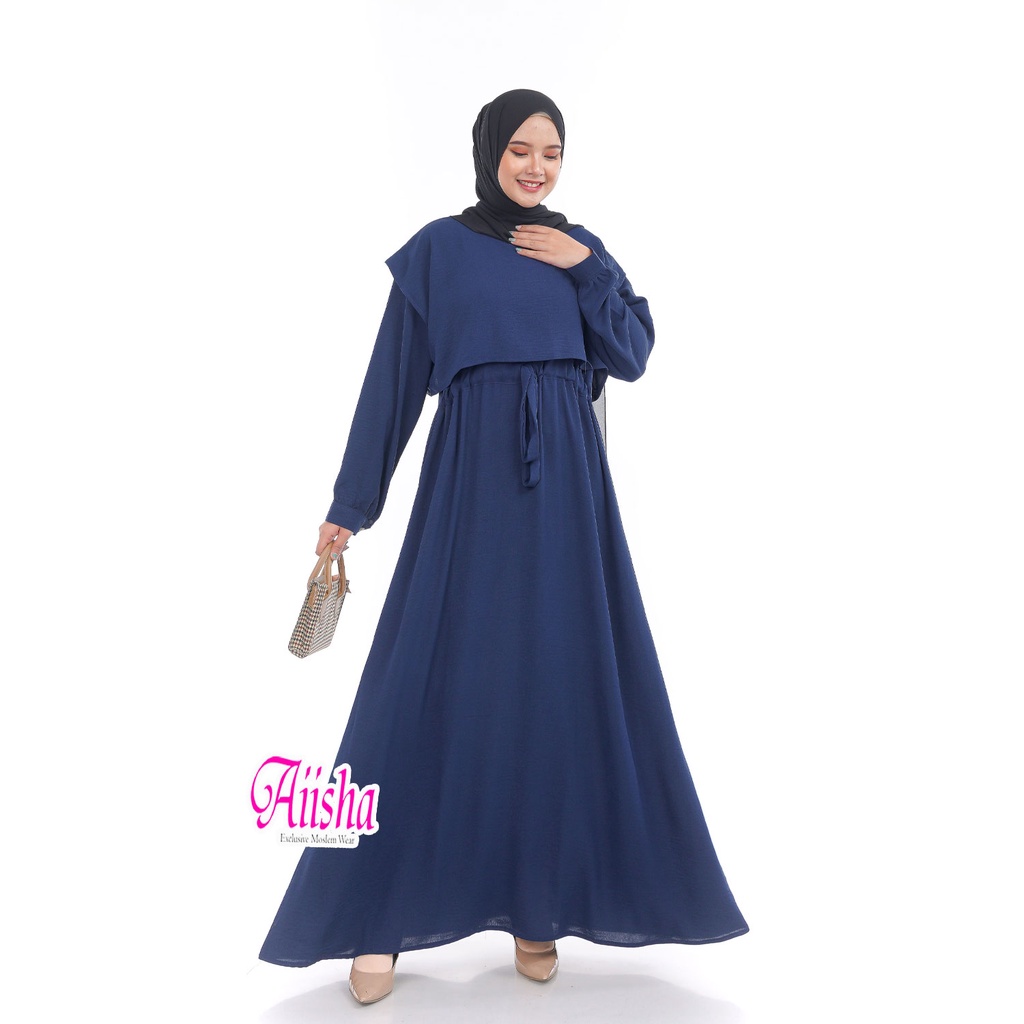 Gamis Bihatty | Gamis Airflow Jumbo | Gamis Crincle Big Size Up to 80kg | Gamis Muslim