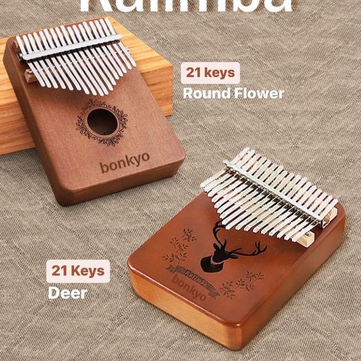 Star Seller Bonkyo Kalimba 21 Keys Murai Shankara Full Solid Teakwood