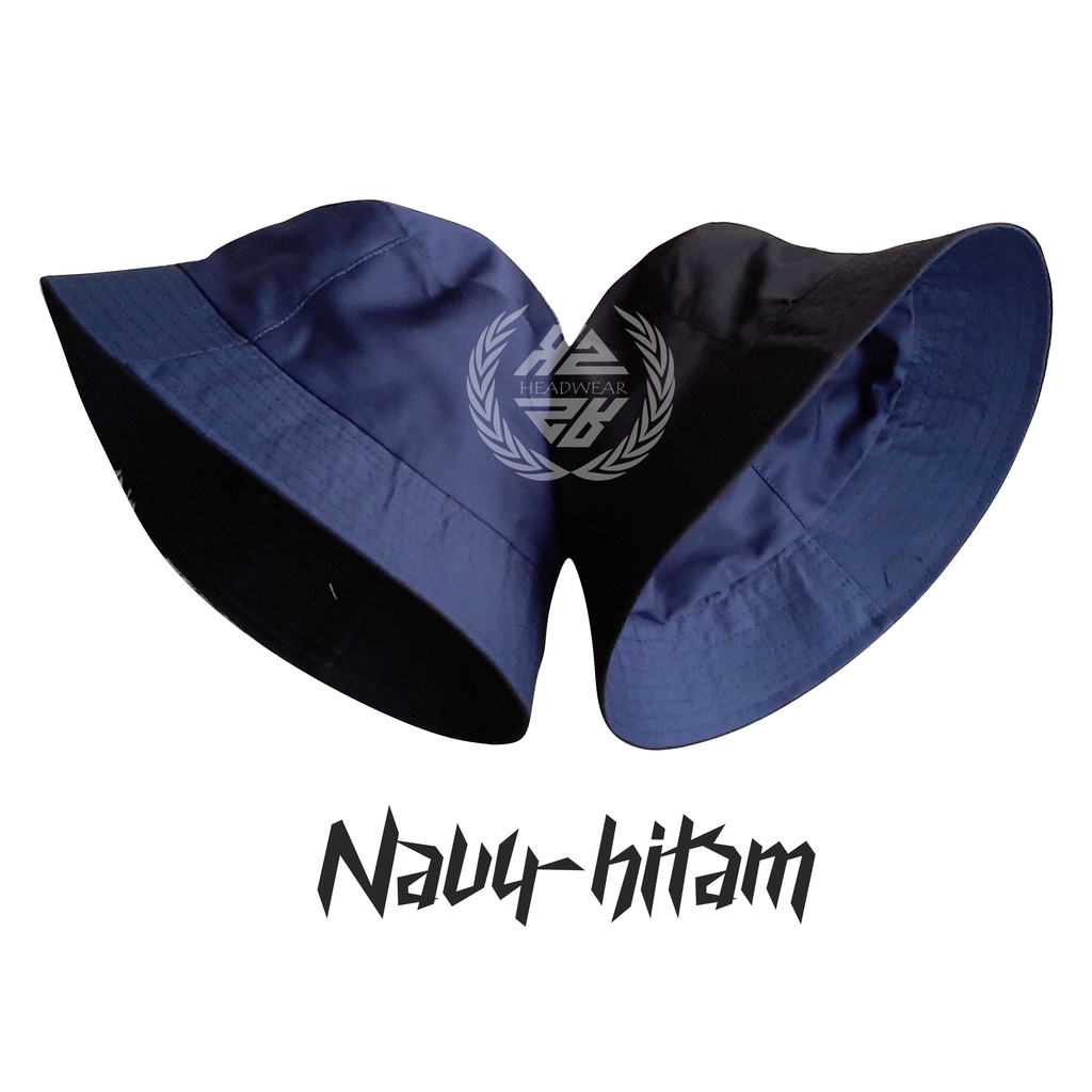 Topi Bucket Hat Premium Korean Style 2 Warna Pria dan Wanita