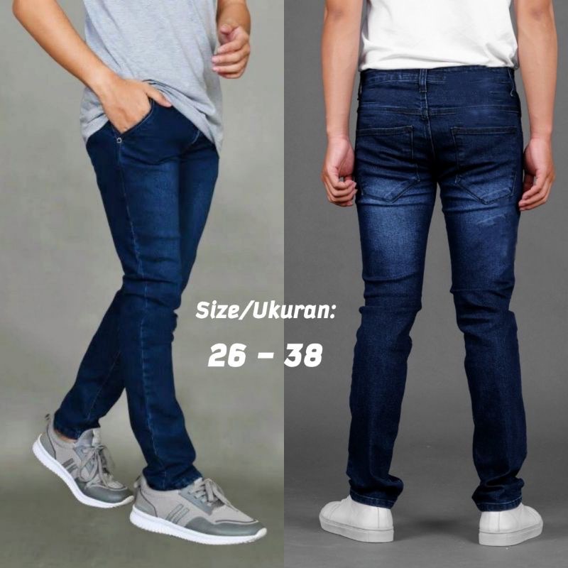 CELANA PANJANG JEANS PRIA/CELANA JEANS MELAR PRIA