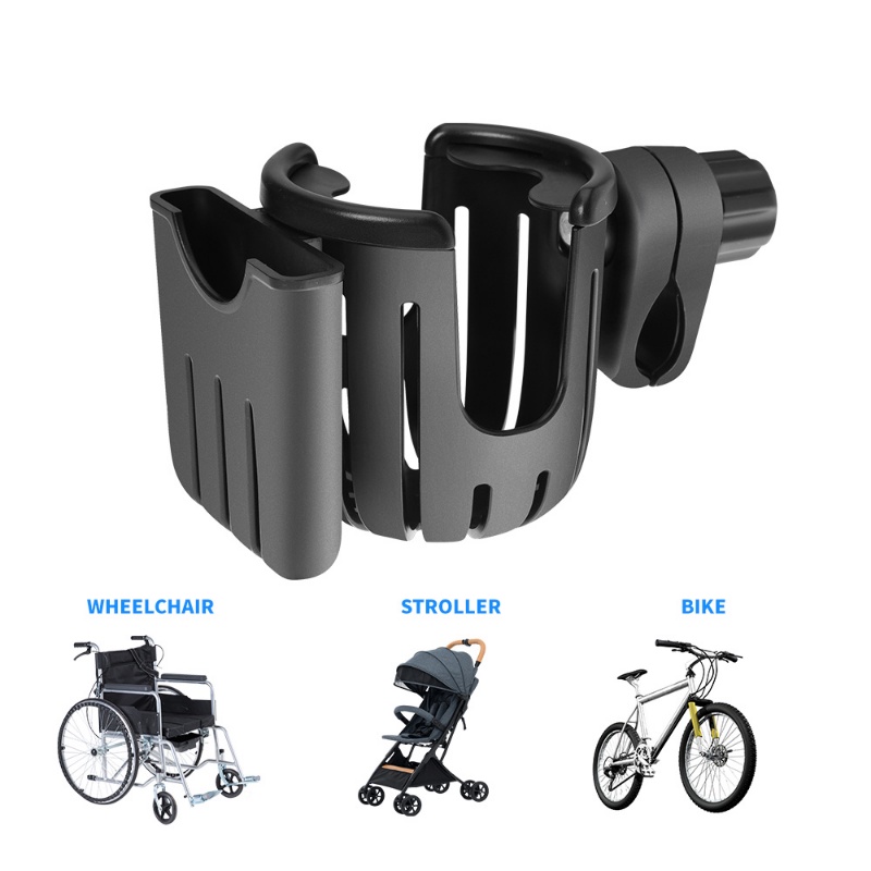 2-in-1 Sepeda Ketel Elektrik Pemegang Removable Motor Organizer Bayi Stroller Aksesoris Bayi Stroller Cup Holder Universal Sepeda Gunung Pemegang Cangkir Keranjang Sepeda Rak Botol