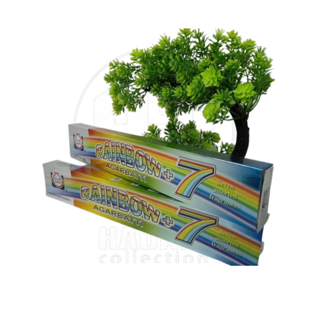 DUPA LIDI WANGI.BUHUR 7 RAINBOW .AGARBATTI . RAINBOW STICK MEREK ALBAKRI