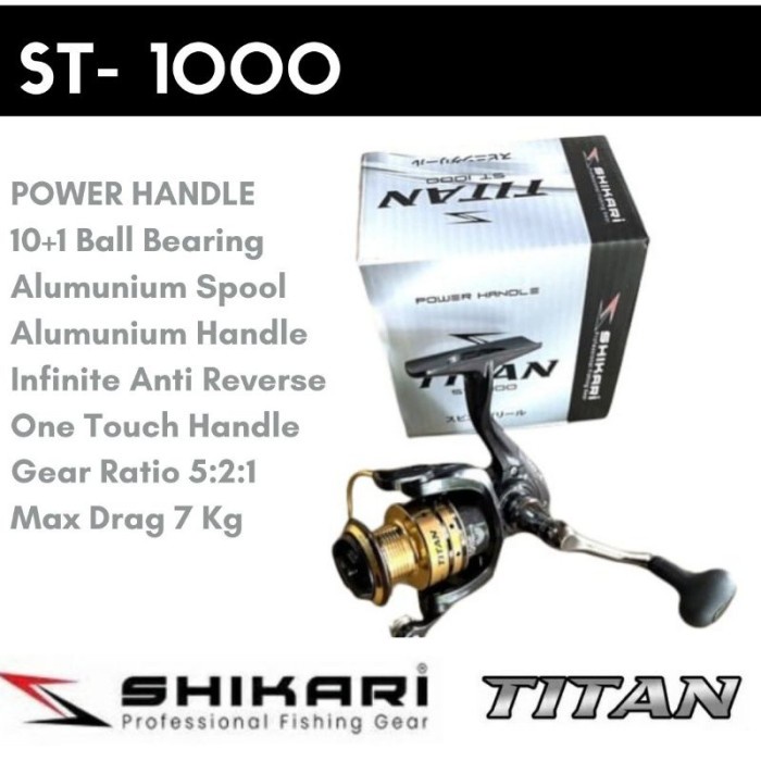 Gupa Reel Power Handle Shikari Titan - St 1000/St 2000/St 3000