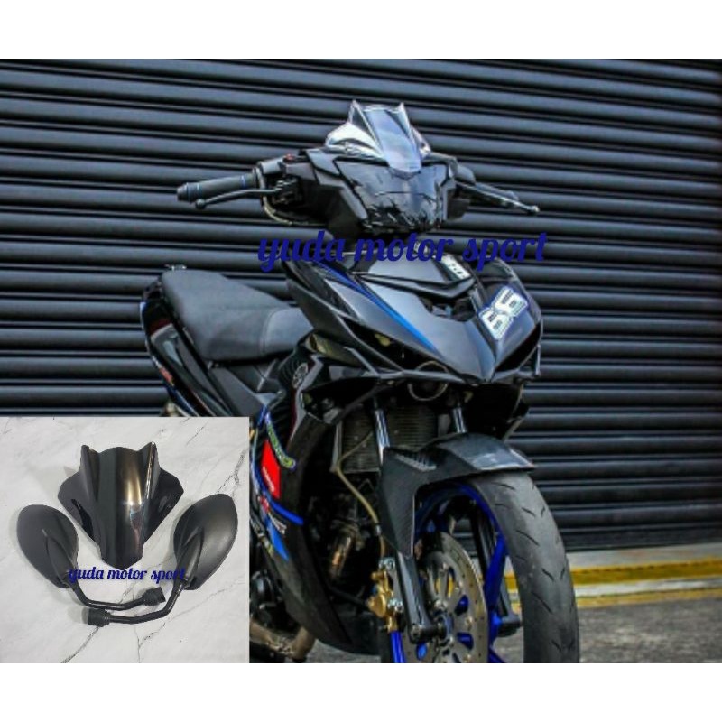 TERMURAH PAKET JUPITER MX KING 150R VISOR JUPITER MX KING PLUS KACA SPION JUPITER MX KING 150R MODEL