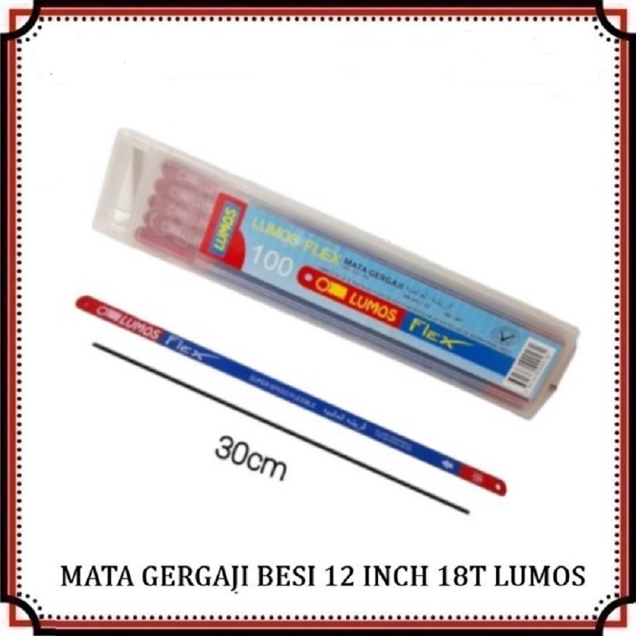 Mata Gergaji Lumos Flex 18T Mata Potong Besi Flexible 12 inch 30 cm