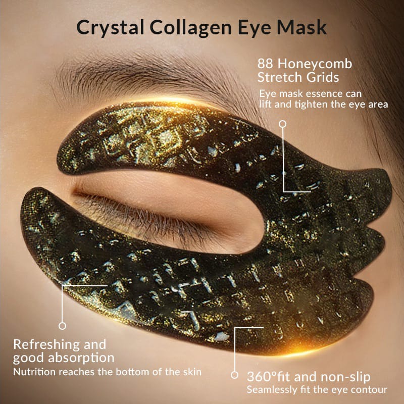 BIOAQUA x BUHOTEI Caviar Crystal Eye Mask Anti Wrinkle Masker Mata