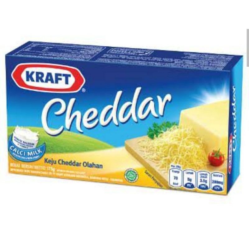 Keju Kraft Cheddar 165gr