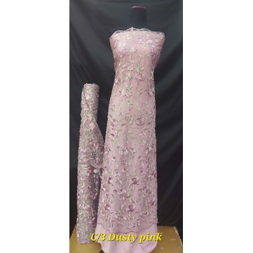 NEW TULLE GARDEN D#1 *HARGA 1METER