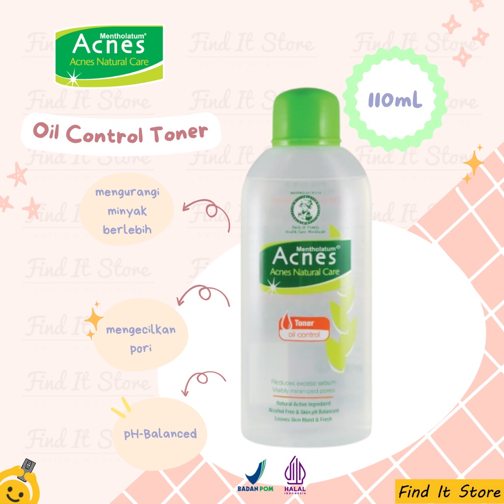 Acnes Treatment Series - Natural Care | Toner | Milk Cleanser | Powder Lotion | Cream | Sealing Gel | Spot Gel | skincare jerawat BPOM HALAL